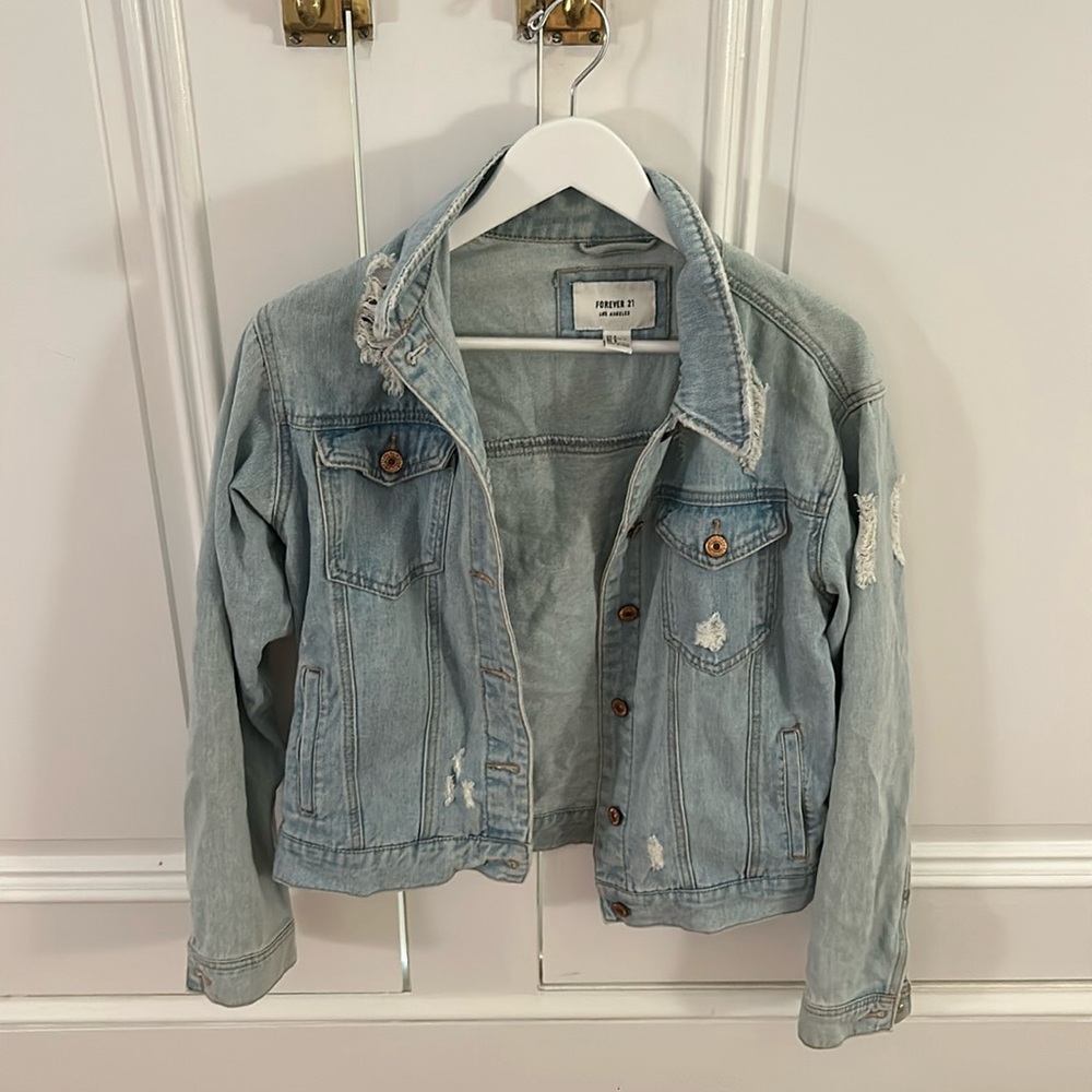 Forever 21 Ripped Jean Jacked